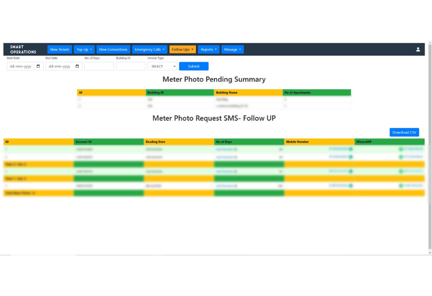 Customer management for Bulk Gas delivery